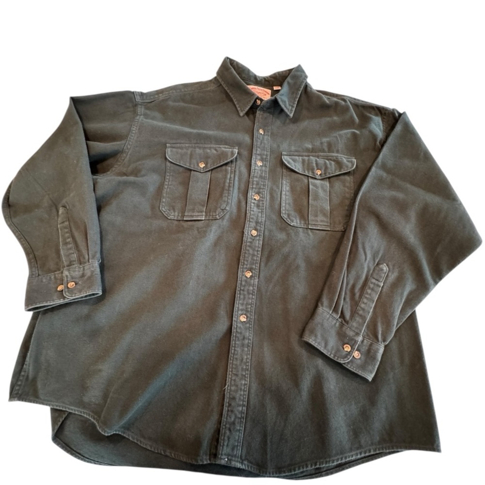 Vintage Filson Alaskan Guide–Style Shirt | Heavyweight | XXXL | Rich Green